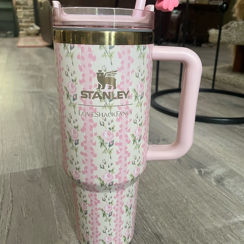 Stanley Pink Floral Accent Tumbler